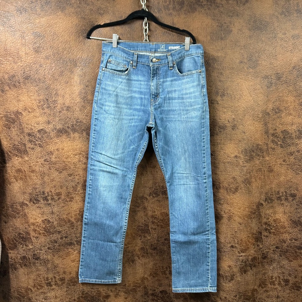 George Mens Straight Light Denim Jeans 30 x‎ 30 with some stretch